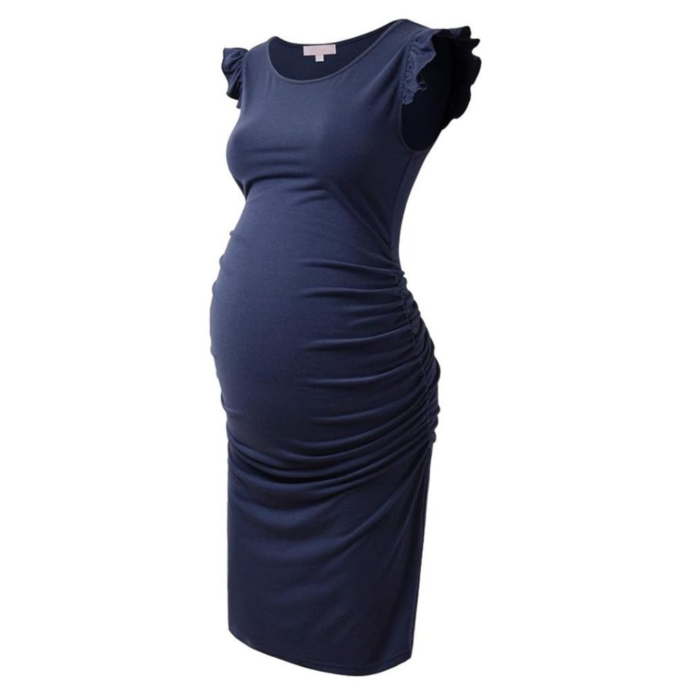 Bhome Maternity Dress | Navy Blue | Medium
